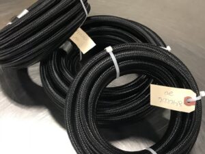 PREMIUM BLACK NYLON RACE HOSE