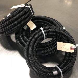 PREMIUM BLACK NYLON RACE HOSE