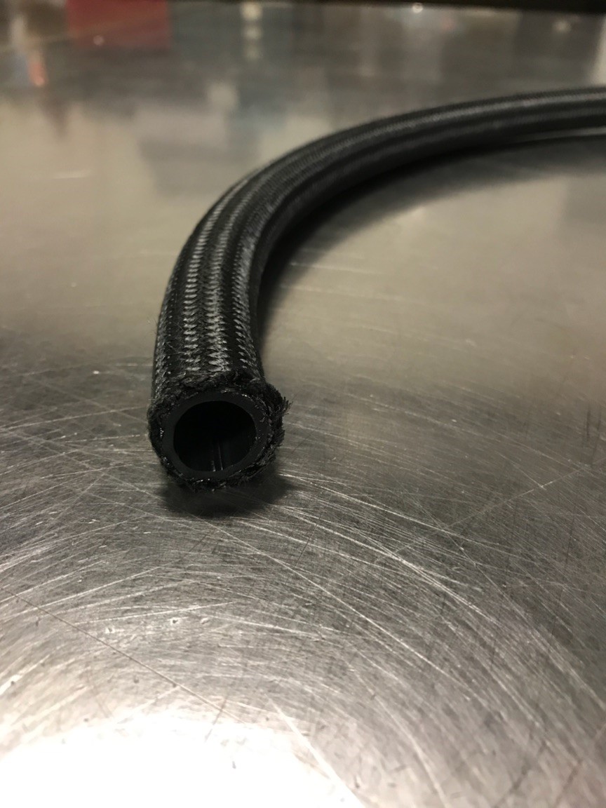 PREMIUM BLACK NYLON RACE HOSE