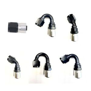 SPORT-CRIMP HOSE ENDS FOR STAINLESS & BLACK NYLON HOSE