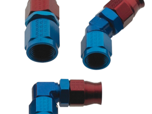 REUSABLE ALUMINUM HOSE ENDS FOR P.T.F.E. HOSE