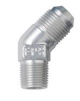 45 DEGREE, AN X NPT ADAPTERS, CLEAR