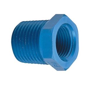 NPT REDUCER BUSHINGS, BLUE