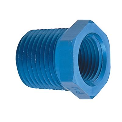 NPT REDUCER BUSHINGS, BLUE